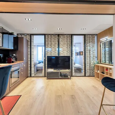 아파트 Le Napoleon Chic Et Moderne, L'endroit Parfait Au Coeur De La Banane 칸느